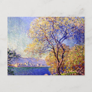 Monet - Antibes Von den Salis Gardens aus gesehen Postkarte