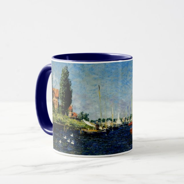 Monet - Argenteuil, berühmtes Bild, Tasse (Vorderseite Links)