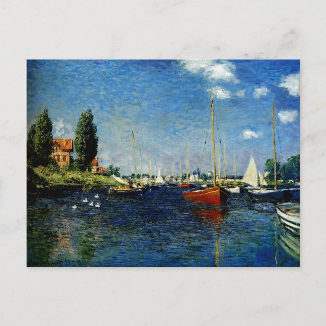Monet - Argenteuil Postkarte (Vorderseite)