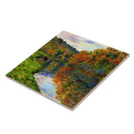 Monet - Arm des Jeufosse, Herbst Fliese