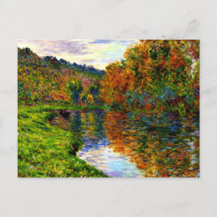 Monet - Arm des Jeufosse, Herbst, Postkarte