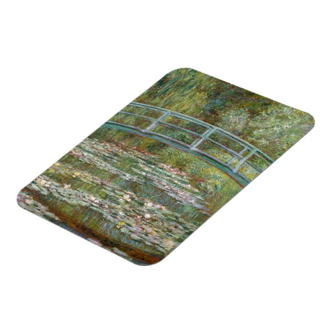 Monet Art Bridge über einem Teich der Wasserläufe Magnet (Linke Seite)