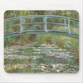 Monet Art Bridge über einem Teich der Wasserläufe Mousepad