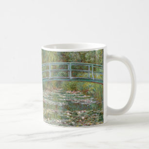 Monet Art Bridge über einem Teich der Wasserläufe Tasse