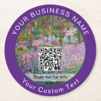 Monet - Artist's Garden at Giverny - QR Code