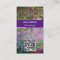 Monet - Artist's Garden at Giverny - QR Code