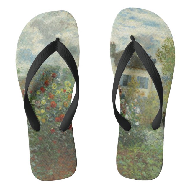 Monet Artists Garden in Argentinien Flip Flops (Fußbett)