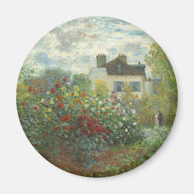 Monet Artists Garden in Argentinien Magnet (Vorne)