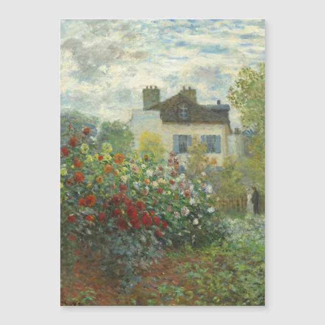 Monet Artists Garden in Argentinien Magnetkarte (Vorderseite)
