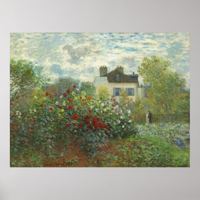Monet Artists Garden in Argentinien Poster (Vorne)