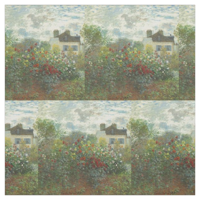 Monet Artists Garden in Argentinien Stoff (Muster)