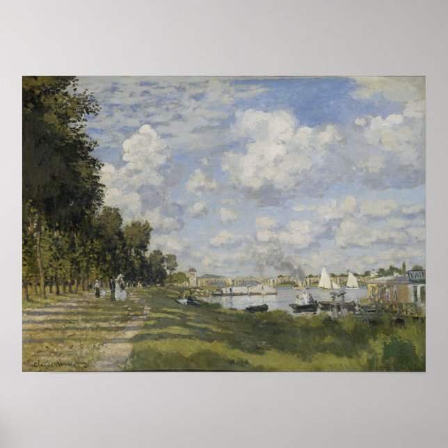 Monet - Bassin D'Argenteuil Poster (Vorne)