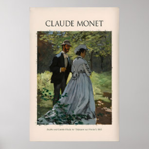 Monet Bazille und Camille Déjeuner sur l Herbe Poster