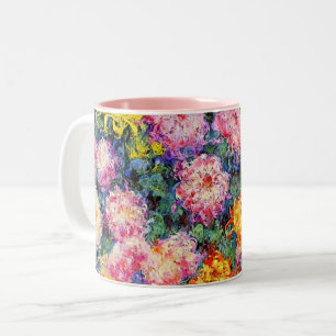 Monet - Bett von Chrysanthemas, Zweifarbige Tasse