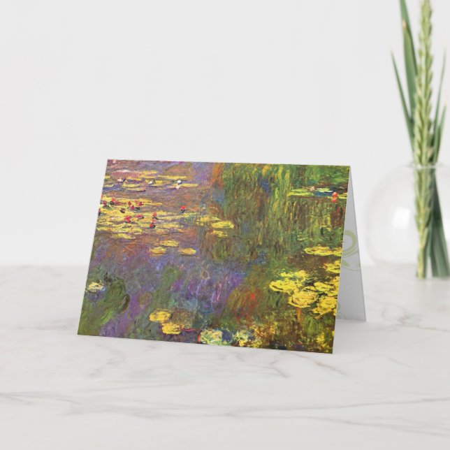 Monet Birthday Card Karte (Vorderseite)