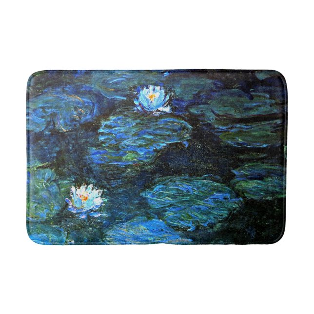 Monet - Blue Water Lilies Badematte (Vorderseite)
