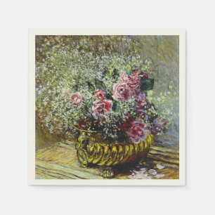 Monet - Blume in einem Topf Serviette