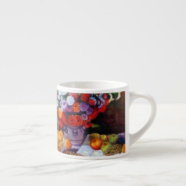 Monet Blume und Obst Espressotasse (Rechts)
