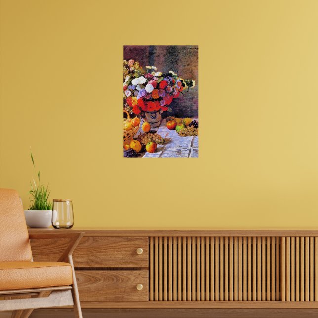 Monet - Blumen und Früchte Poster (Wohnzimmer 2)