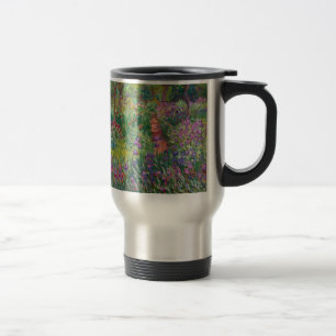 monet Blumen vintage die-Schwertlilie-Garten-in-Gi Reisebecher
