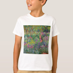 monet Blumen vintage die-Schwertlilie-Garten-in-Gi T-Shirt