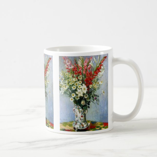 MONET Blumenstrauß der Gladiolas Kaffee-Tasse Kaffeetasse (Rechts)