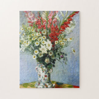MONET Blumenstrauß von Gladiolas 10x14 Puzzlespiel Puzzle