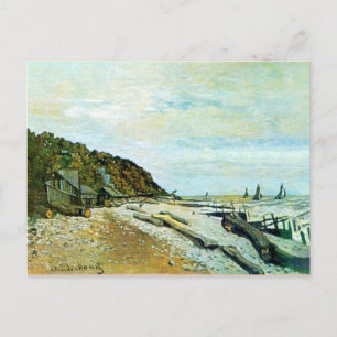 Monet - Bootshafen bei Honfleur Postkarte