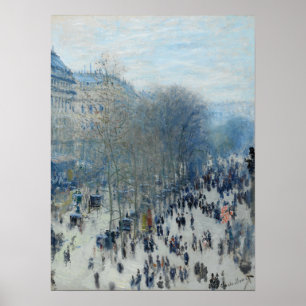 Monet - Boulevard des Capucines Poster