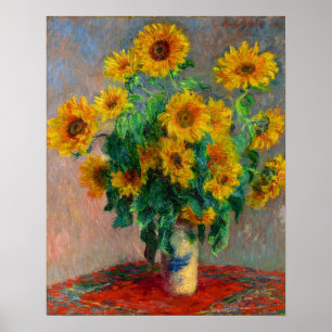 Monet Bouquet Poster