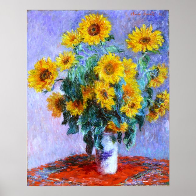 Monet Bouquet Poster (Vorne)