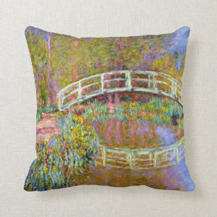 Monet - Brücke im Monet's Garden Kissen