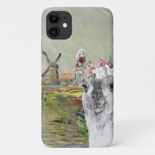 Monet Champ Tulipes und der Extravagante Llama Case-Mate iPhone Hülle
