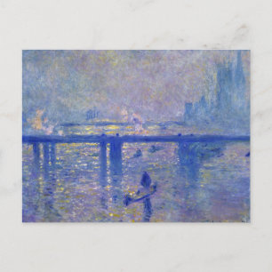 Monet Charing Cross Bridge Postkarte