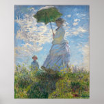 MONET Claude Artist Art Painter Oil Painting Canva Poster<br><div class="desc">MONET Claude Artist Art Maler Ölgemälde Leinwand Frau mit einem Parasol Madame Monet und The Poster Anime Cartoon Comic Fiktion Manga</div>