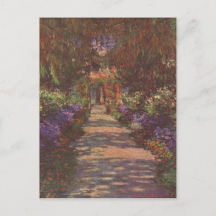 Monet, Claude Gartenweg 1902 Technik ?l auf Lein Postkarte