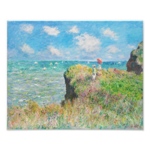 Monet Cliff Walk Fotodruck