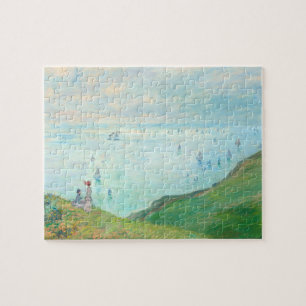Monet Cliffs of Pourville Fine Art Puzzle