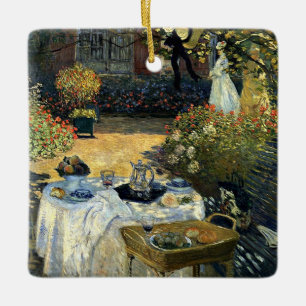 Monet - Das Frühstück Keramikornament