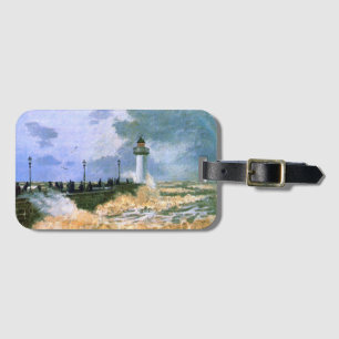 Monet - Das Jetty in Le Havre Gepäckanhänger