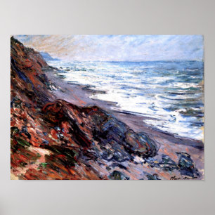 Monet - das Meer in Pourville Poster