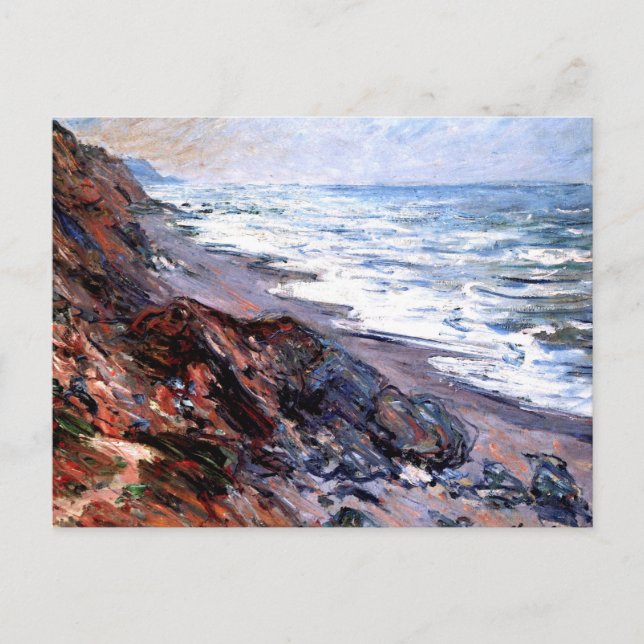 Monet - das Meer in Pourville Postkarte (Vorderseite)
