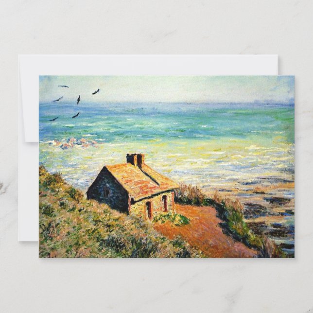 Monet - Das Zollhaus, Morgenwirkung, (Vorderseite)