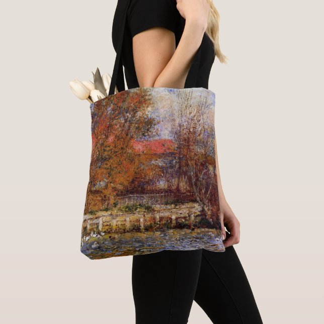 Monet - Der Ententeich, Kunstmalerei (Von Nahem)