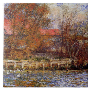 Monet - Der Ententeich, Kunstmalerei Fliese