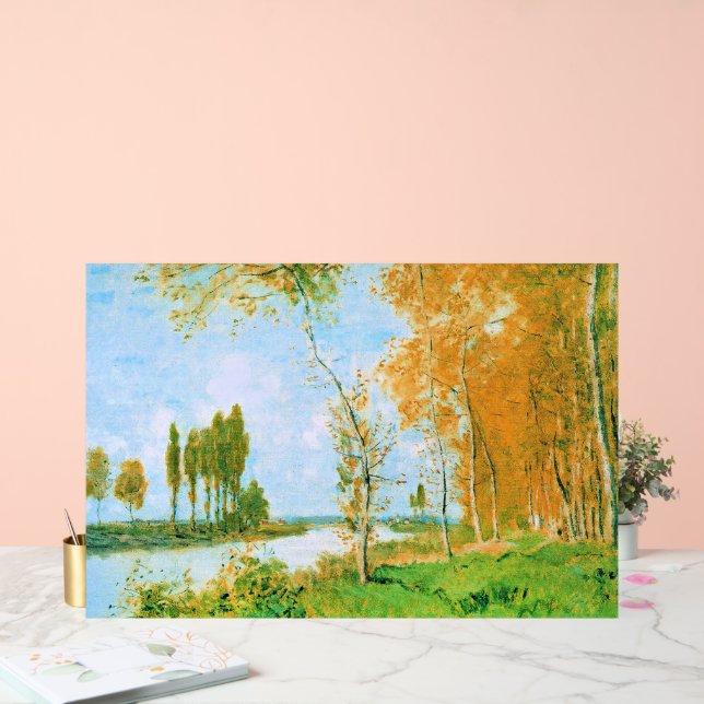 Monet - Der Frühling in Argenteuil, Acrylschild (Hochzeit)