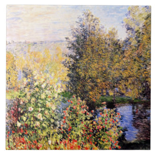Monet - Der Garten von Hoschede am Montgeron Fliese