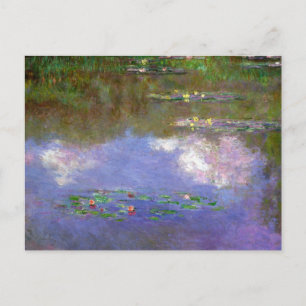 Monet - Der Irisgarten in Giverny Postkarte