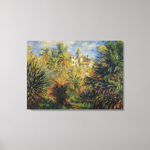 Monet - Der Moreno-Garten in Bordighera Leinwanddruck