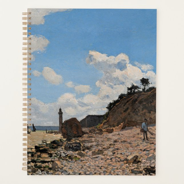 Monet - Der Strand in Honfleur Planer (Vorderseite)